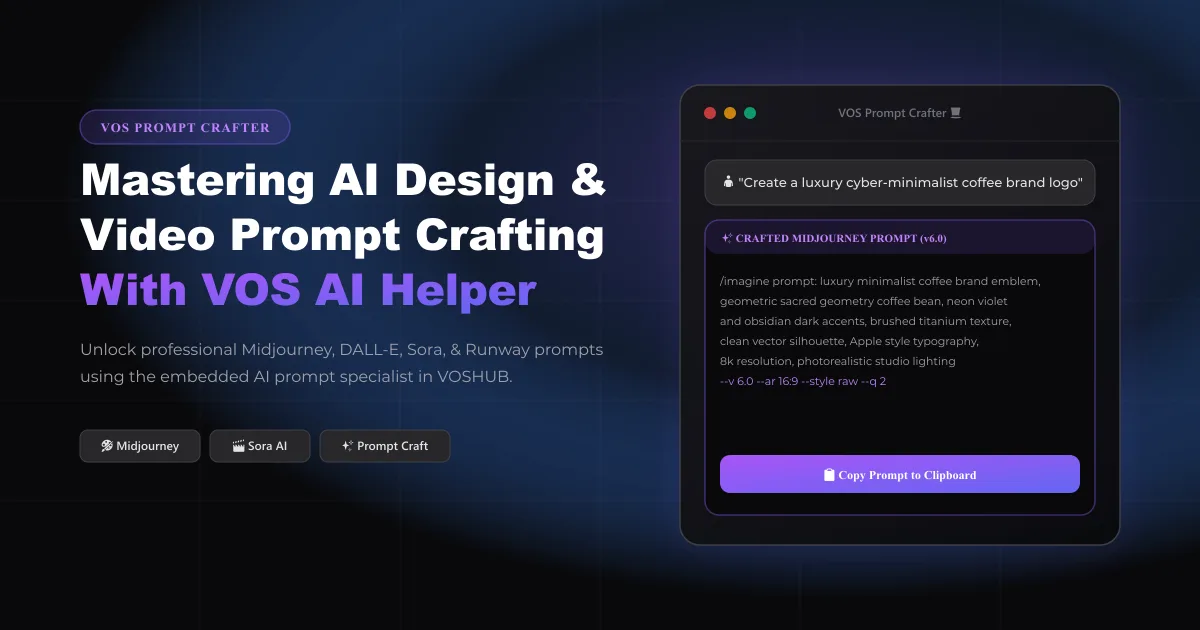Mastering AI Design & Video Prompts with VOS Helper in 2026