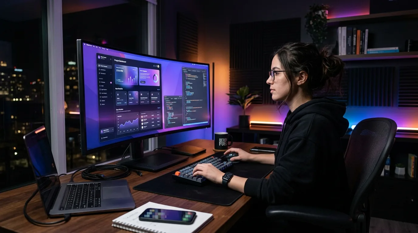 Designing Premium Dark Mode Interfaces with Glassmorphism