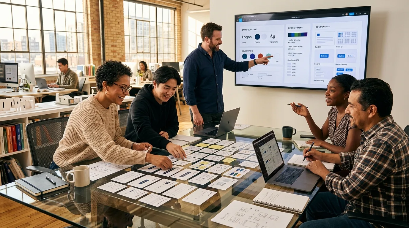 Scaling Design Systems from Startup to Enterprise with AI