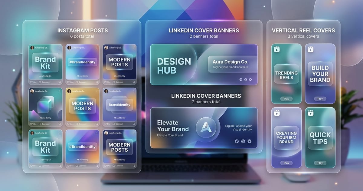 Social Media Brand Kit Presets & Dimensions